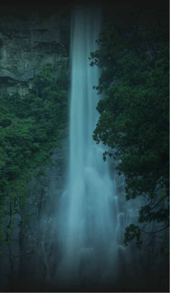 雄大な那智の滝